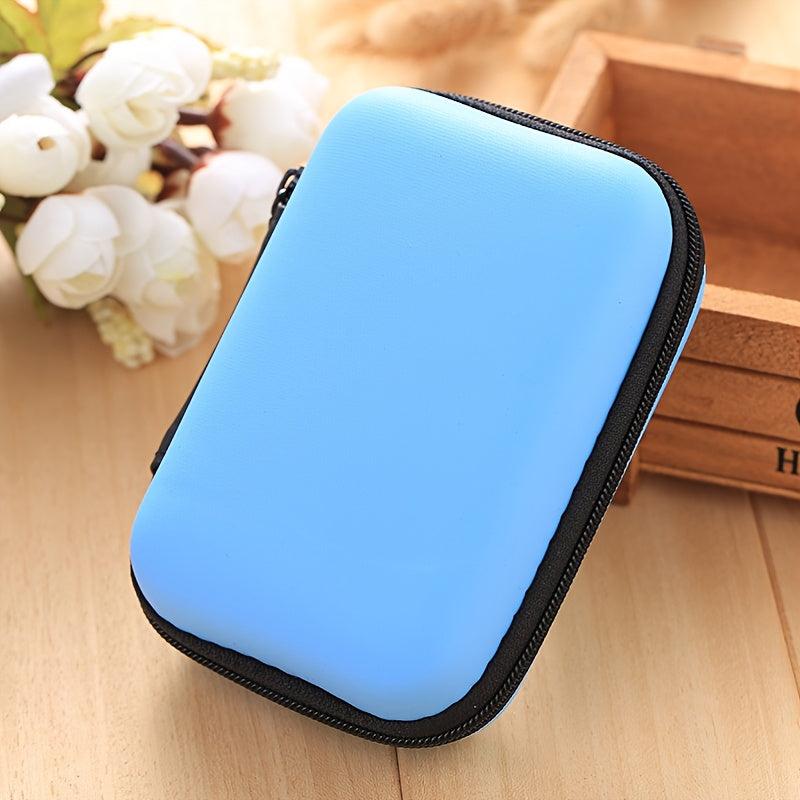 Portable Data Cable Zipper Bag for Digital Accessories Storage