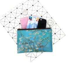 Vintage Pattern Zipper Pouch Coin Purse Clutch Bag