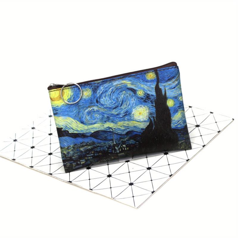 Vintage Pattern Zipper Pouch Coin Purse Clutch Bag