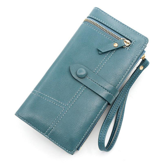 Retro Long Wallet Women's Wallet With Card Slots