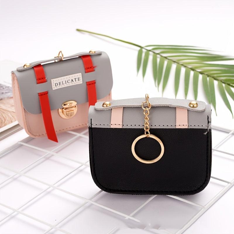 Mini Coin Purse Women's Faux Leather Small Storage Bag