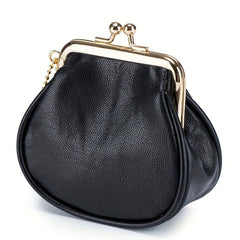 Vintage Kiss Lock Coin Purse Clutch Bag with Key Ring