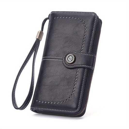 Classic Retro Thickened Pu Leather Women's Wallet