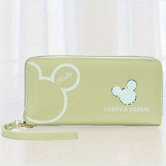 Women's Long Coin Purse Zipper Clutch Wallet