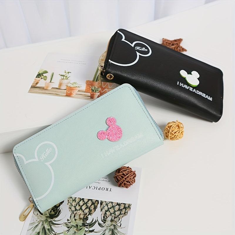 Women's Long Coin Purse Zipper Clutch Wallet