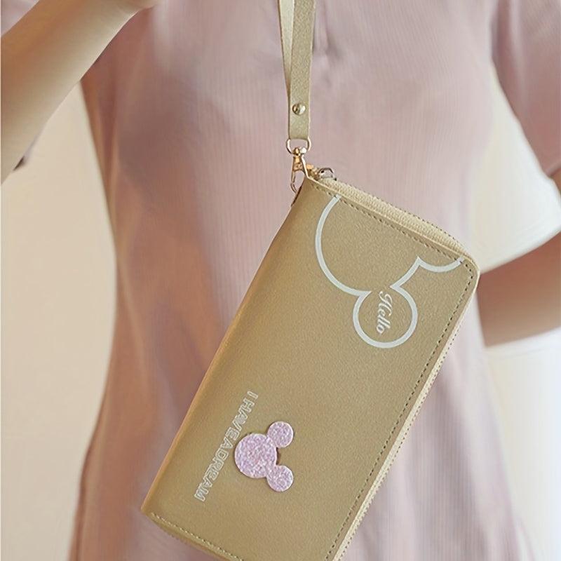 Women's Long Coin Purse Zipper Clutch Wallet