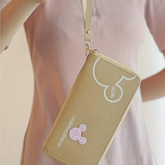 Women's Long Coin Purse Zipper Clutch Wallet
