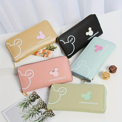Women's Long Coin Purse Zipper Clutch Wallet
