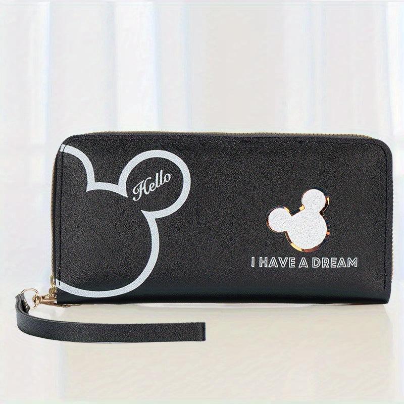 Women's Long Coin Purse Zipper Clutch Wallet