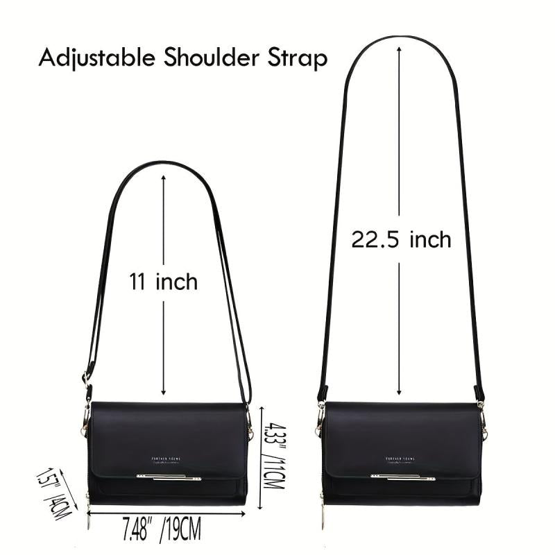 Minimalist Crossbody Bag with Detachable Strap