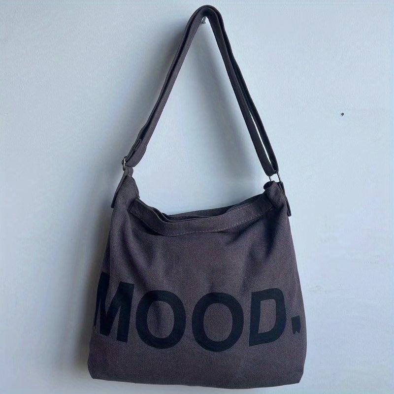 Retro Style Canvas Tote Bag