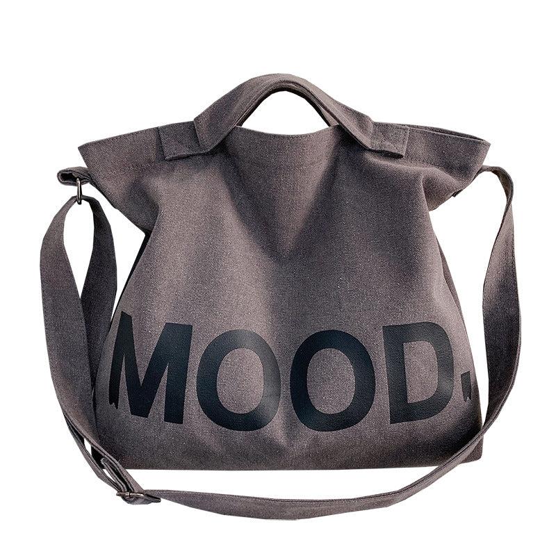 Retro Style Canvas Tote Bag
