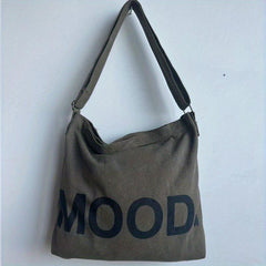 Retro Style Canvas Tote Bag
