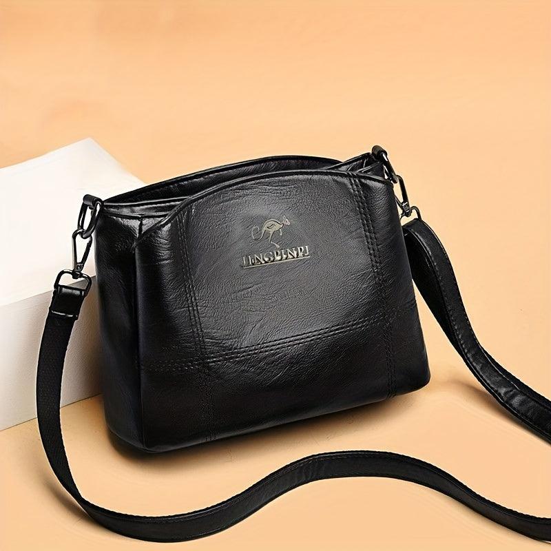 Classic Crossbody Bag PU Leather Shoulder Bag
