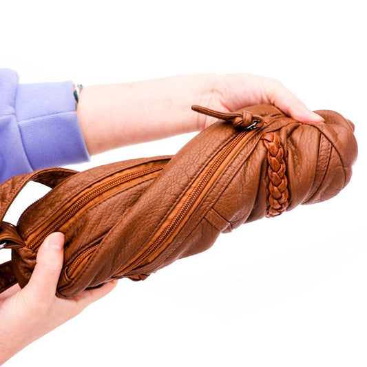 Casual Messenger Bag for Middle aged Women Large Capacity Shoulder Bag