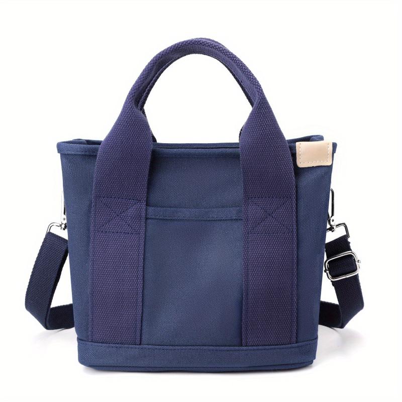 Canvas Crossbody Bag Small Tote Bag for Work & Travel