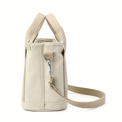 Canvas Crossbody Bag Small Tote Bag for Work & Travel