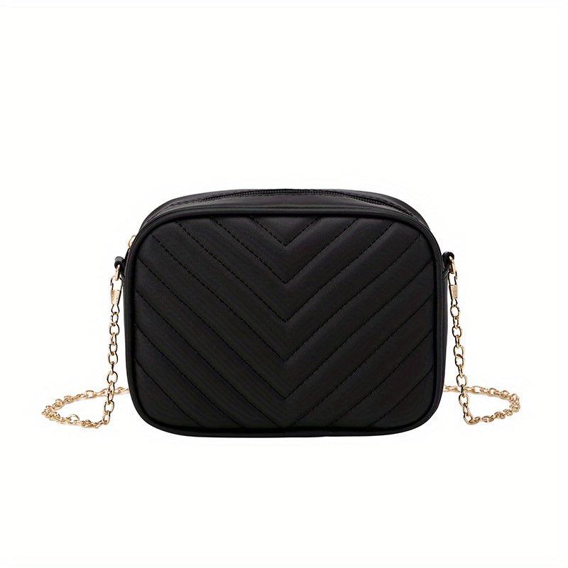 Quilted Crossbody Bag Casual Shoulder Bag Women's Handbag Purse