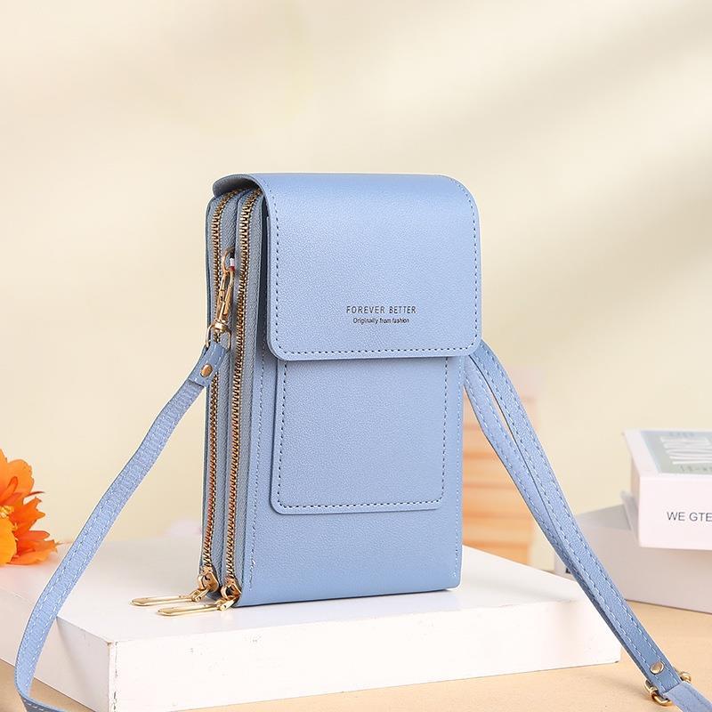 Women's Mini Crossbody Bag with Touch Screen for Mobile Phone