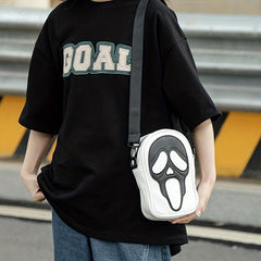 Ghost Skull Crossbody Bag Halloween Party Skull Elf Novelty Purse