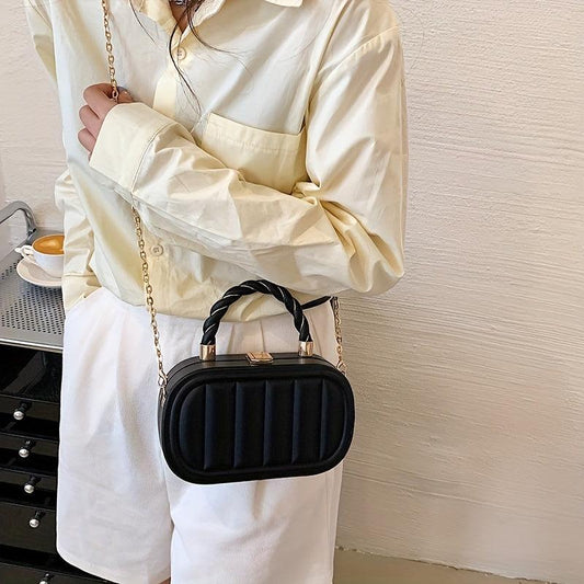 Mini Embossed Crossbody Bag Retro Shoulder Bag Women's Casual Handbag & Purse