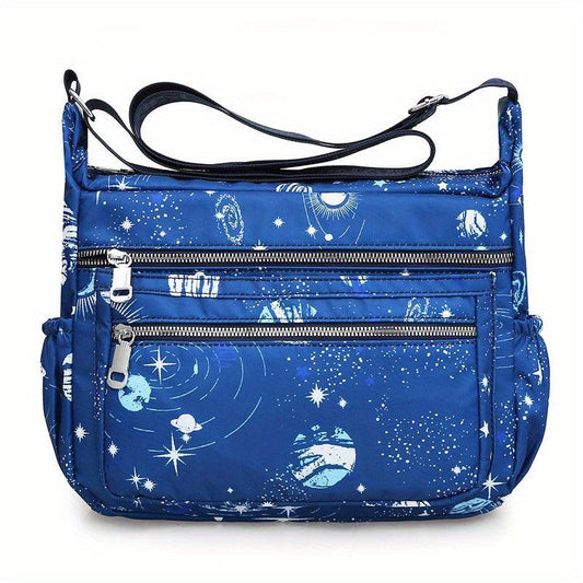 Nylon Hobo Zipper Bag Crossbody Shoulder Bag for Travel