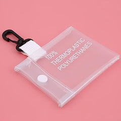 Women's Transparent Crossbody Bag Large Capacity Clear Small Square Bag Set