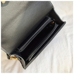 Vintage Studded Metal Lion Crossbody Bag