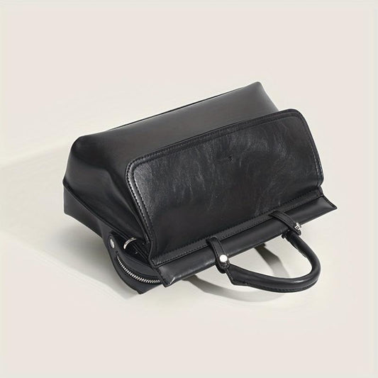 Vintage Minimalist Satchel Bag Crossbody Bag for Work