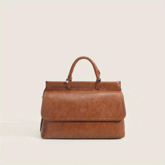 Vintage Minimalist Satchel Bag Crossbody Bag for Work