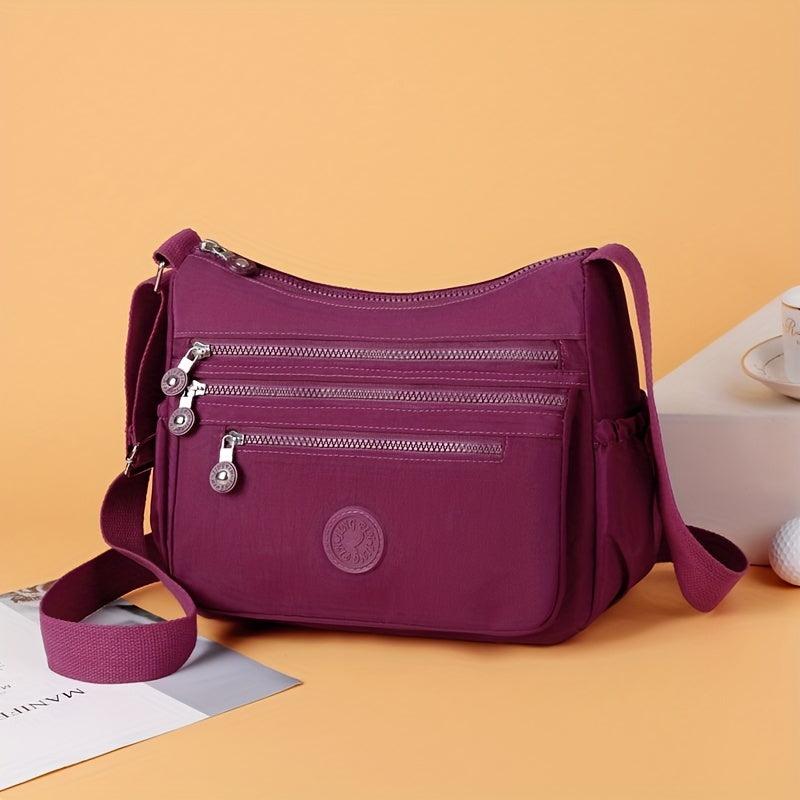 Minimalist Casual Hobo Shoulder Bag Zipper Crossbody Classic Bag