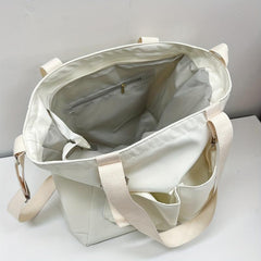 Minimalist Canvas Shoulder Bag Lightweight Crossbody Bag