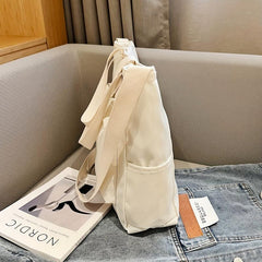 Minimalist Canvas Shoulder Bag Lightweight Crossbody Bag
