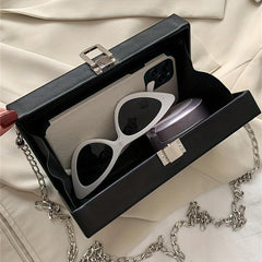 Radio Shaped Crossbody Bag Vintage Chain Shoulder Bag