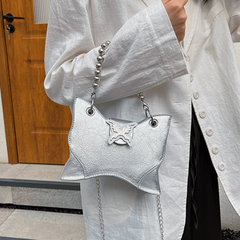 Butterfly Shaped Chain Crossbody Bag Y2K Shoulder Bag