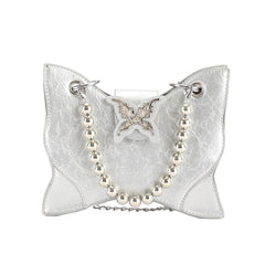 Butterfly Shaped Chain Crossbody Bag Y2K Shoulder Bag