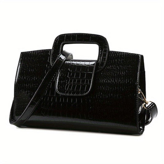 Neon Crocodile Crossbody Bag Metallic Handbags Women