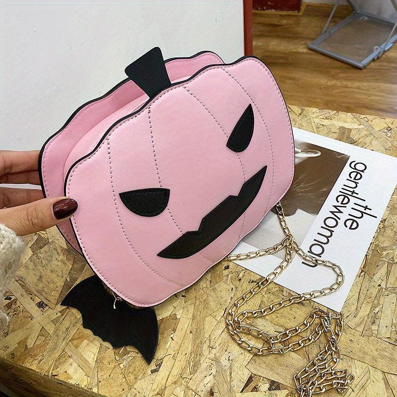Pumpkin Crossbody Bag Halloween Party Coin Purse Ghost Shoulder Bag