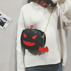 Pumpkin Crossbody Bag Halloween Party Coin Purse Ghost Shoulder Bag