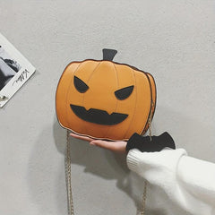 Pumpkin Crossbody Bag Halloween Party Coin Purse Ghost Shoulder Bag