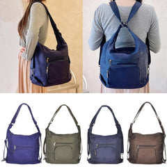 Large Nylon Shoulder Bag Lightweight Messenger Casual Backpack