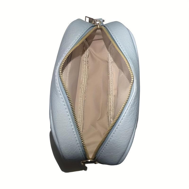 Minimalist Square Crossbody Bag Classic PU Leather Shoulder Bag