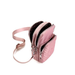 Heart Embroidery Phone Bag Crossbody Bag With Earphone Hole