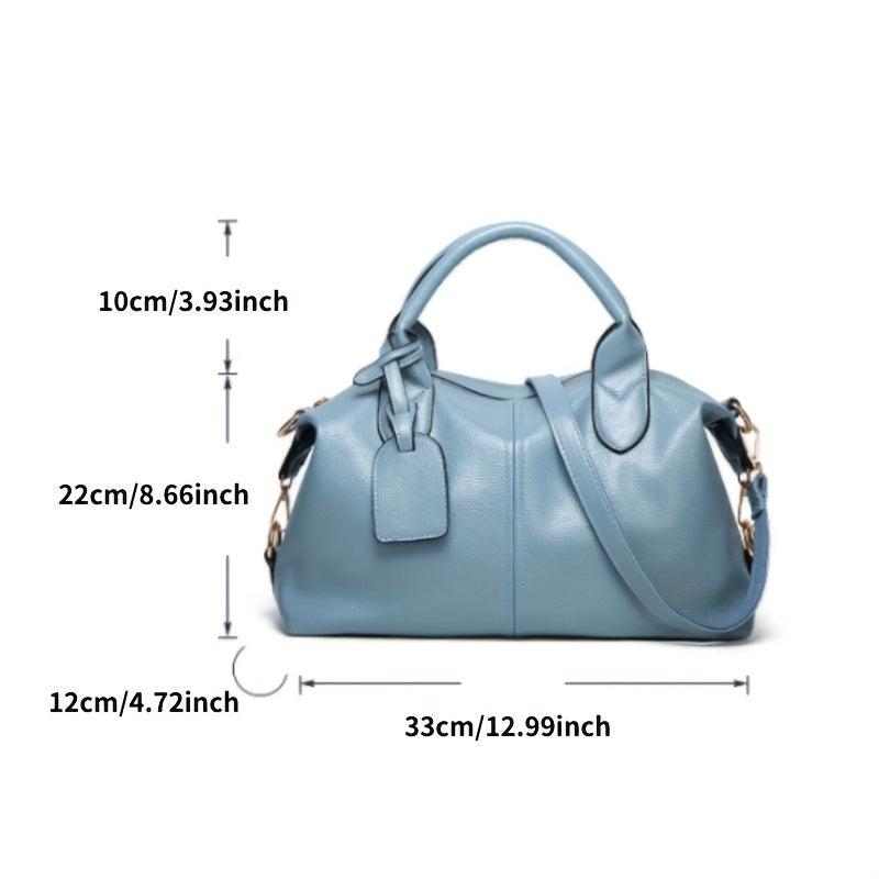 Women's Faux Leather Handbag Crossbody Satchel Purse