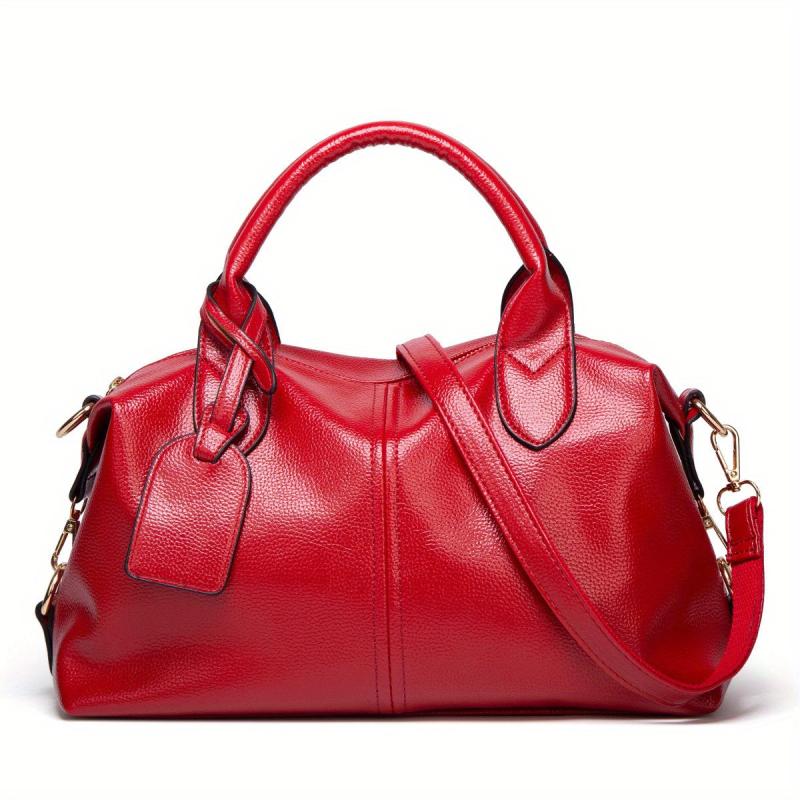 Women's Faux Leather Handbag Crossbody Satchel Purse