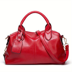 Women's Faux Leather Handbag Crossbody Satchel Purse