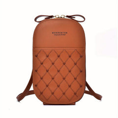Heart Embroidery Crossbody Bag Zipper Purse Wallet Shoulder Mobile Phone Bag