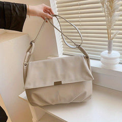 Large Capacity Crossbody Bag Casual PU Leather Shoulder Bag Women Handbag