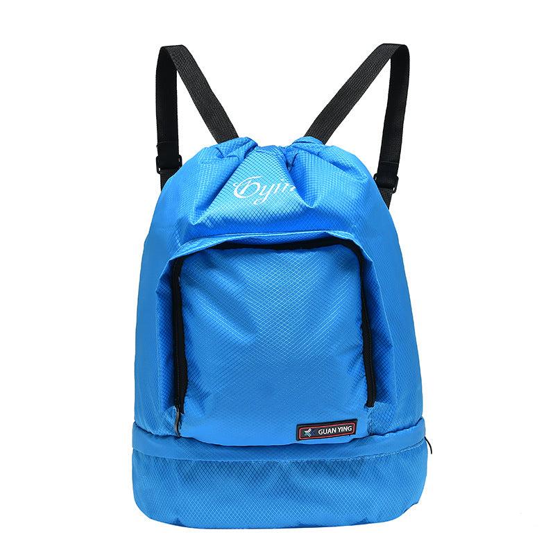 Large Capacity Swimming Backpack Nylon Waterproof Lightweight Fitness Daypack