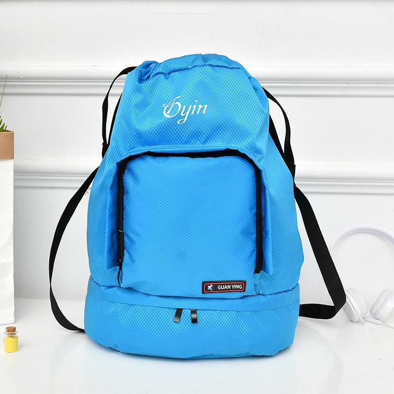 Large Capacity Swimming Backpack Nylon Waterproof Lightweight Fitness Daypack